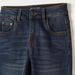 Juniors Solid Jeans with Button Closure and Pockets-Jeans-thumbnail-1