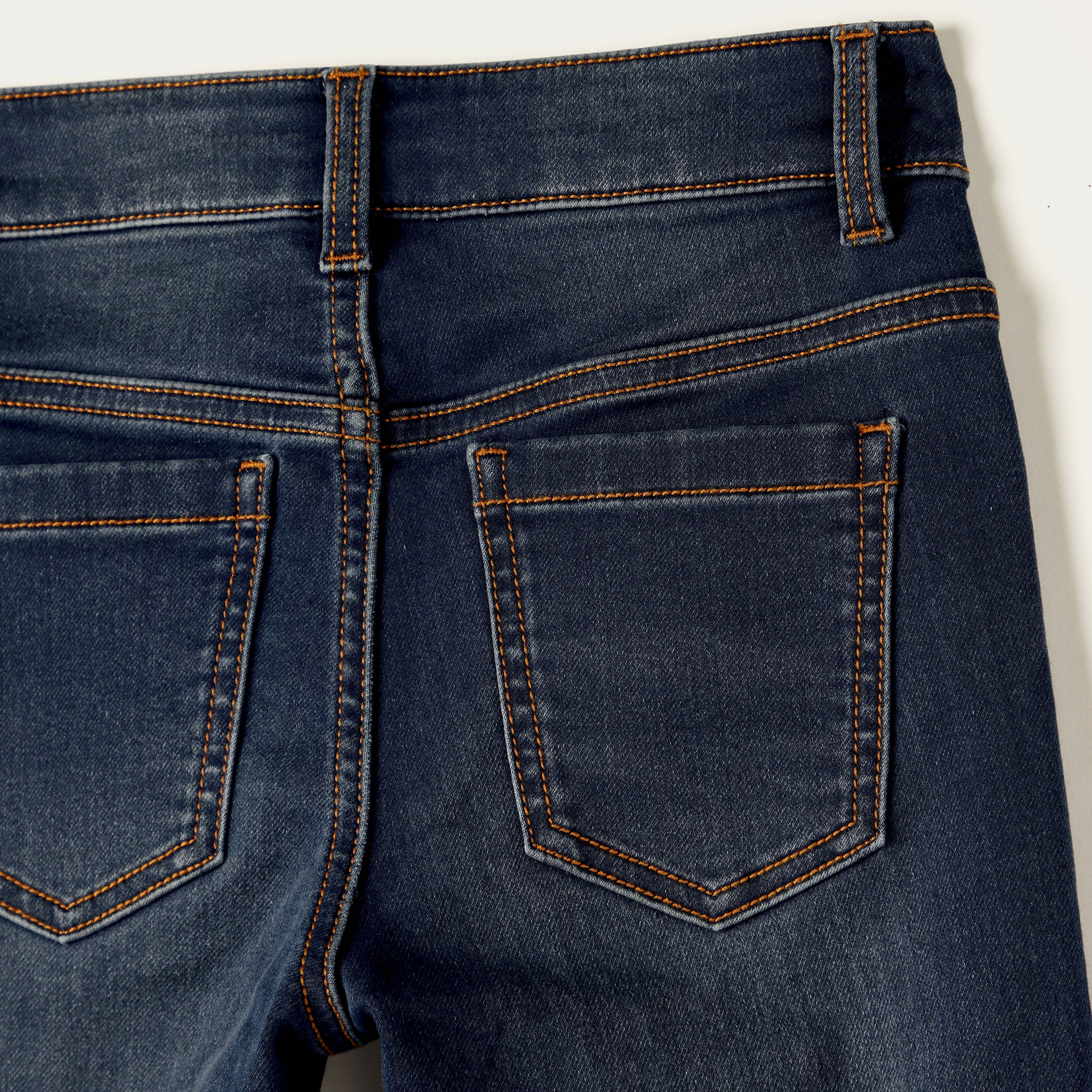 Juniors Solid Jeans with Button Closure and Pockets-boys-clothing-bottoms-jeans-image-3
