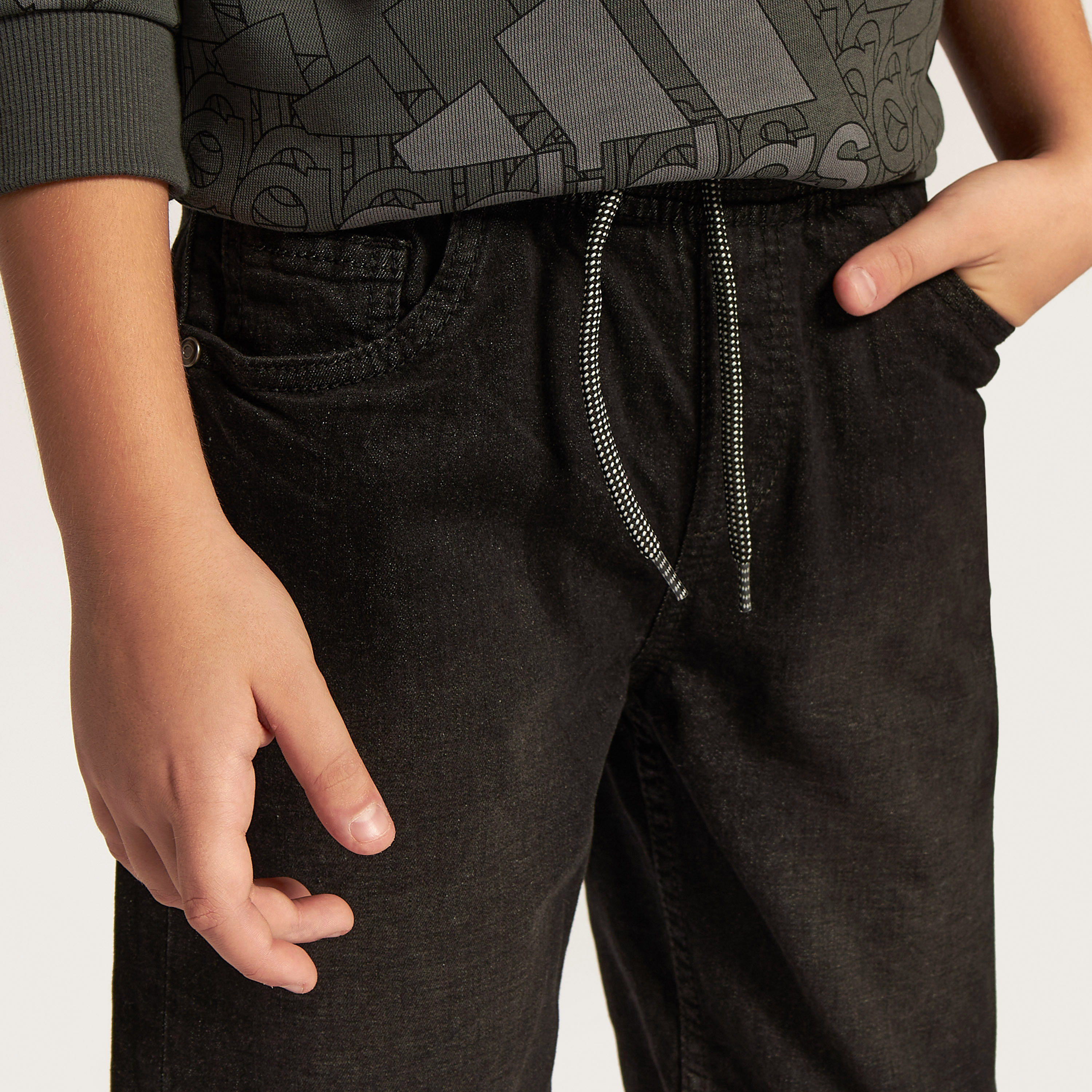 شورت دنيم بجيوب ورباط إغلاق من جونيورز-boys-clothing-bottoms-shorts-image-4