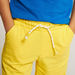 Juniors Solid Shorts with Drawstring Closure and Pockets-Shorts-thumbnail-2