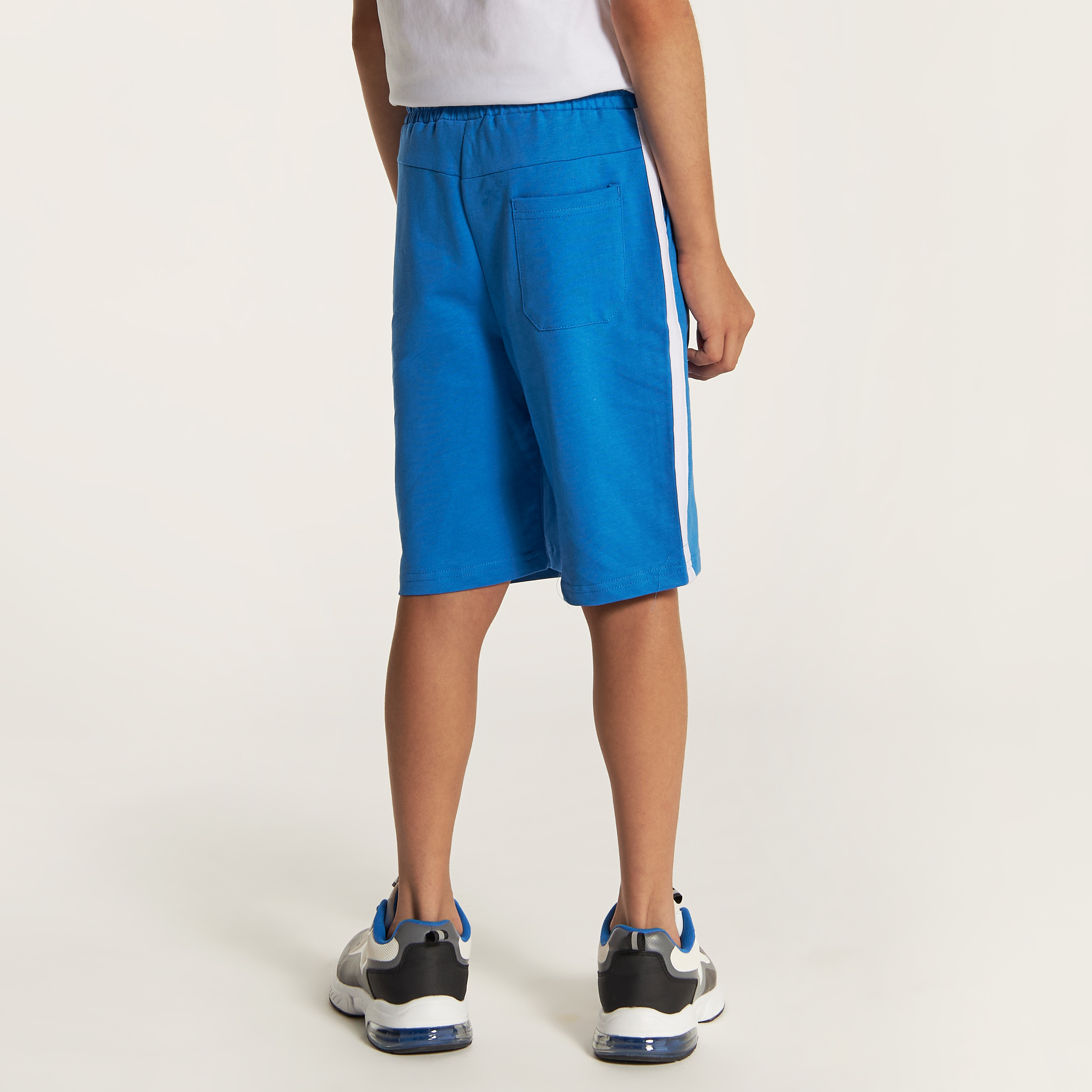 Juniors Solid Shorts with Drawstring Closure-boys-clothing-bottoms-shorts-image-5