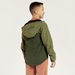 Juniors Colourblock Zip Through Jacket with Hood and Long Sleeves-Coats and Jackets-thumbnailMobile-3