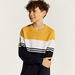 Juniors Striped Pullover with Long Sleeves-Sweaters and Cardigans-thumbnailMobile-2