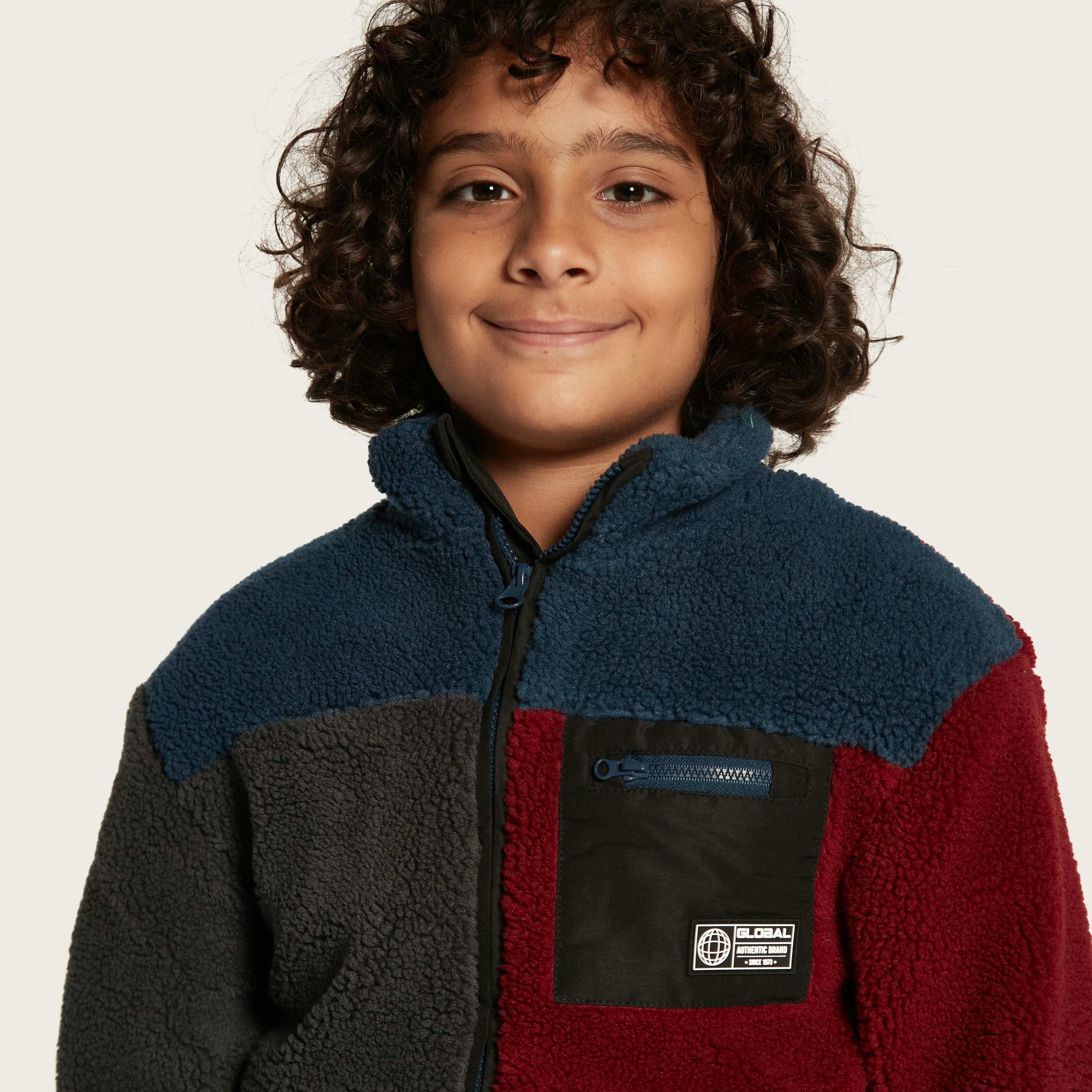 Juniors Colourblock Jacket with Zip Closure and Pockets-boys-clothing-jacketsandcoats-image-3