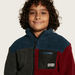 Juniors Colourblock Jacket with Zip Closure and Pockets-Coats and Jackets-thumbnailMobile-2