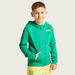 Juniors Printed Zip Through Jacket with Hood and Pockets-Sweatshirts-thumbnail-1
