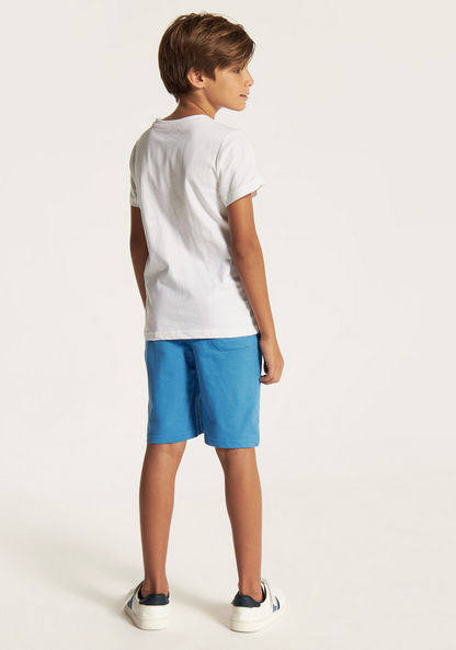 Juniors 3-Piece T-shirt and Shorts Set