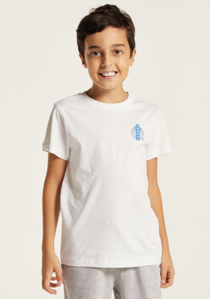 Juniors 3-Piece Printed T-shirts and Shorts Set-Clothes Sets-image-1