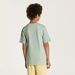Juniors Solid T-shirt with Crew Neck and Pocket-T Shirts-thumbnail-4