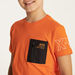 XYZ Graphic Print T-shirt with Short Sleeves and Zippered Pocket-T Shirts-thumbnailMobile-2