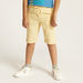 Eligo Solid Shorts with Drawstring Closure and Pockets-Shorts-thumbnail-0