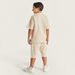 Eligo Textured Polo T-shirt and Shorts Set-Clothes Sets-thumbnailMobile-4