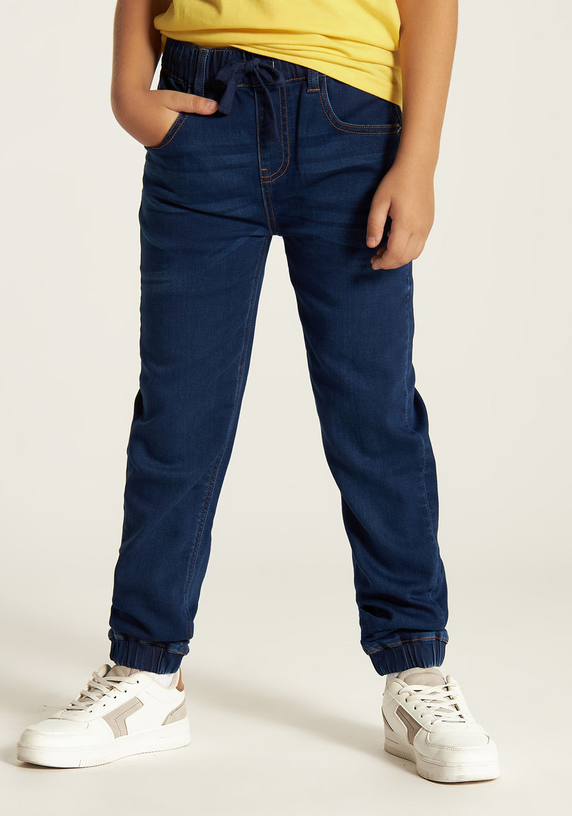 Lee Cooper Blue Regular Fit Denim Jeans-Pants-image-1