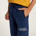 Lee Cooper Solid Joggers with Drawstring Closure and Pockets-Joggers-thumbnail-3