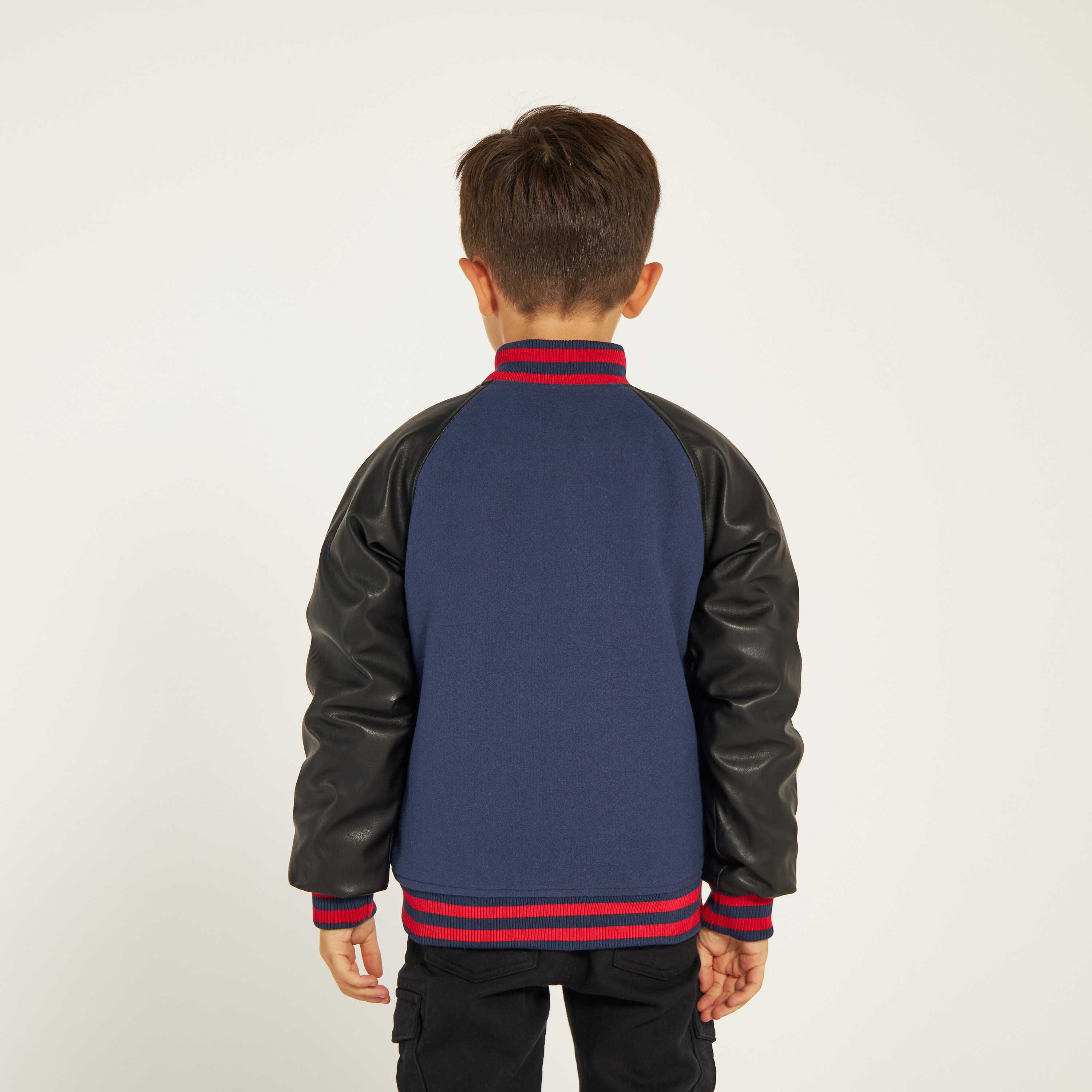 Lee Cooper Varsity Jacket with Zip Closure and Pockets-boys-clothing-jacketsandcoats-image-4