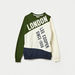 Lee Cooper Colourblock Pullover with Crew Neck and Long Sleeves-Sweatshirts-thumbnail-0