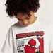 Spider-Man Print T-shirt with Round Neck and Short Sleeves-T Shirts-thumbnail-2