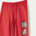 Avengers Print Joggers with Drawstring Closure and Pockets-Joggers-thumbnailMobile-1