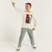 Spider-Man Print Crew Neck Sweatshirt with Long Sleeves-Sweatshirts-thumbnail-0