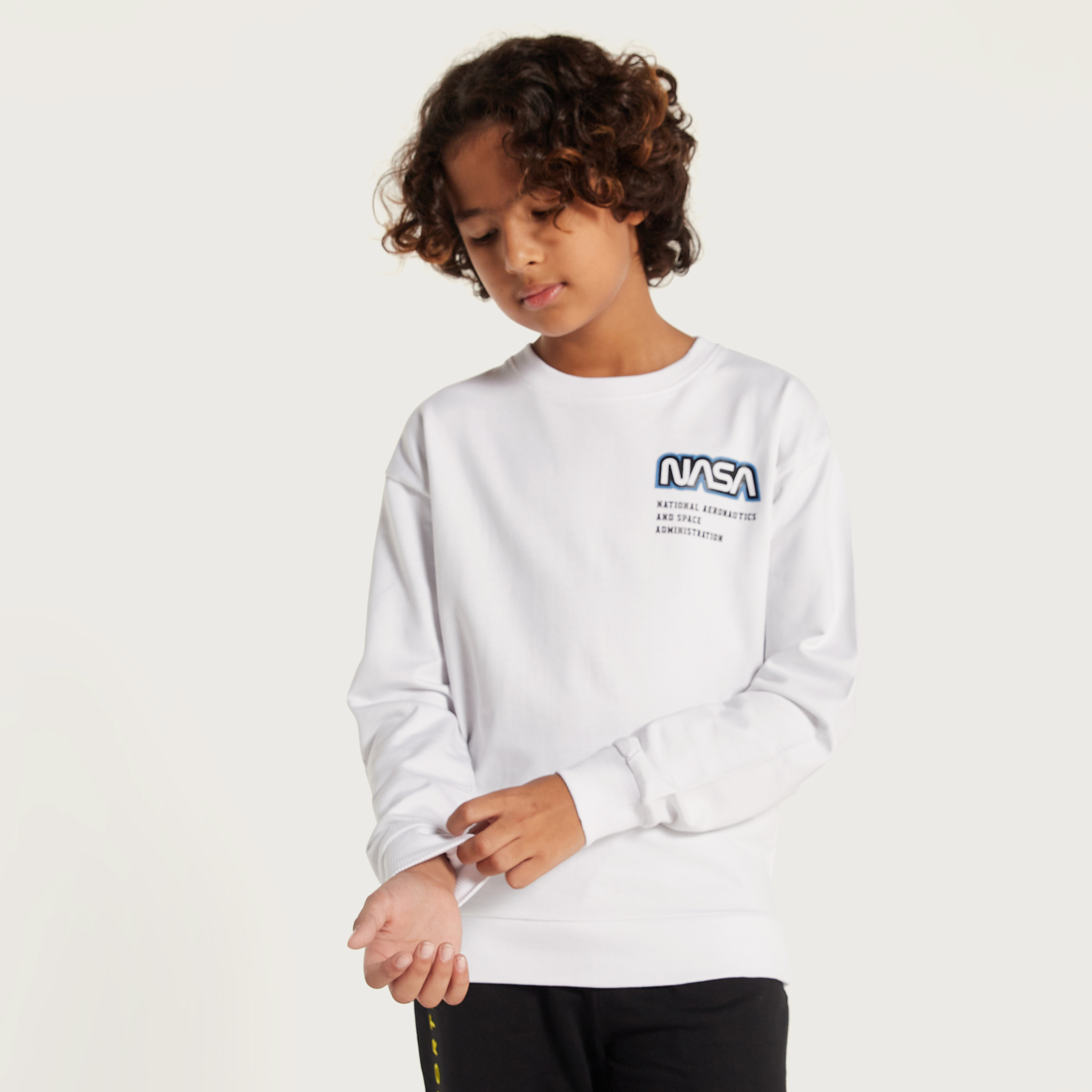 Nasa crew neck online