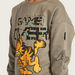 Garfield Print Crew Neck Sweatshirt with Long Sleeves-Sweatshirts-thumbnail-2