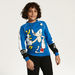 SEGA Sonic the Hedgehog Print Crew Neck Sweatshirt with Long Sleeves-Sweatshirts-thumbnailMobile-0