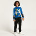 SEGA Sonic the Hedgehog Print Crew Neck Sweatshirt with Long Sleeves-Sweatshirts-thumbnailMobile-1
