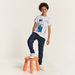 Graphic Print T-shirt with Crew Neck and Short Sleeves-T Shirts-thumbnailMobile-0