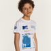 Graphic Print T-shirt with Crew Neck and Short Sleeves-T Shirts-thumbnailMobile-3