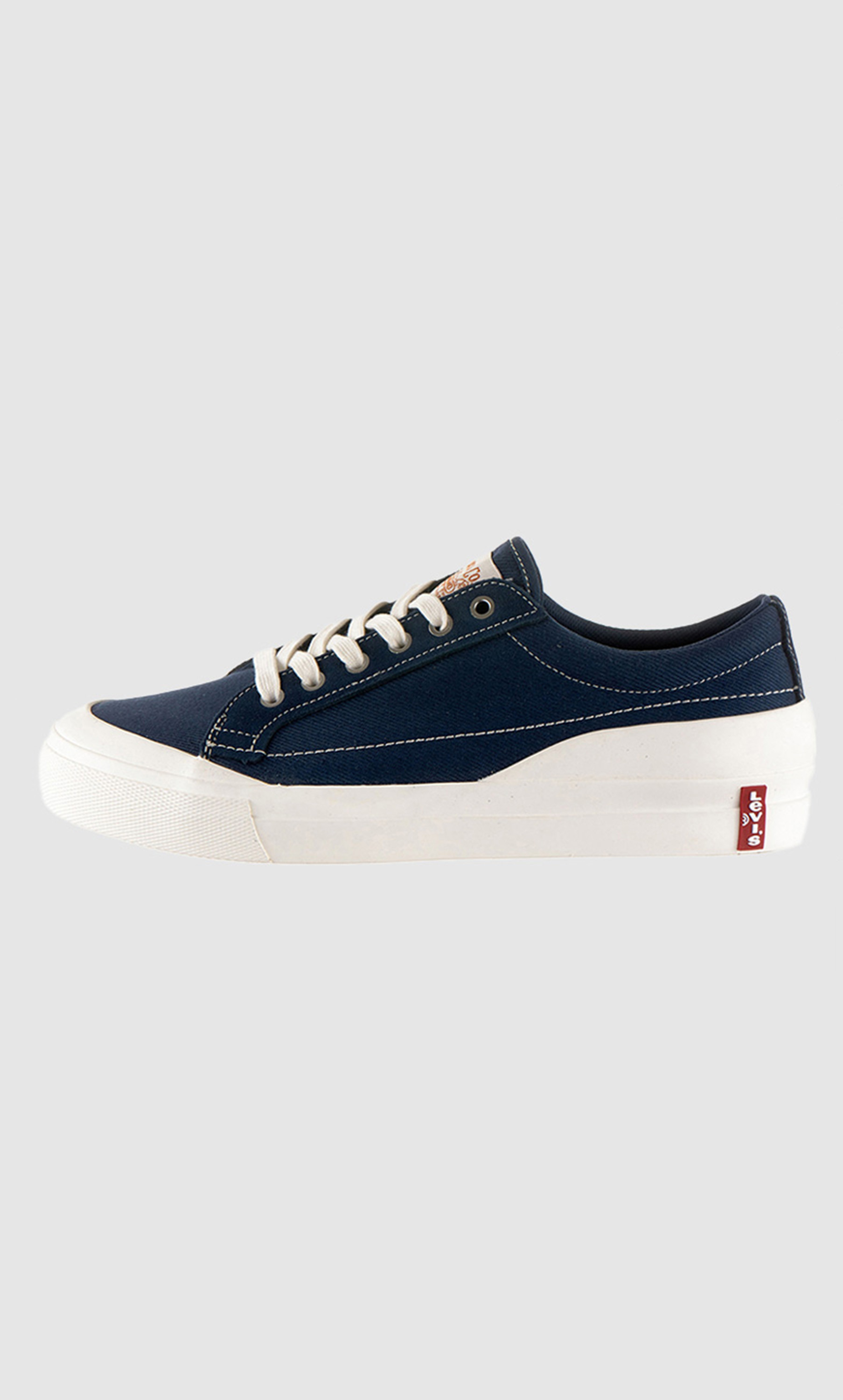 Levi's Men Blue Solid Low Ankle Sneakers-men-shoes-sneakers-image-1