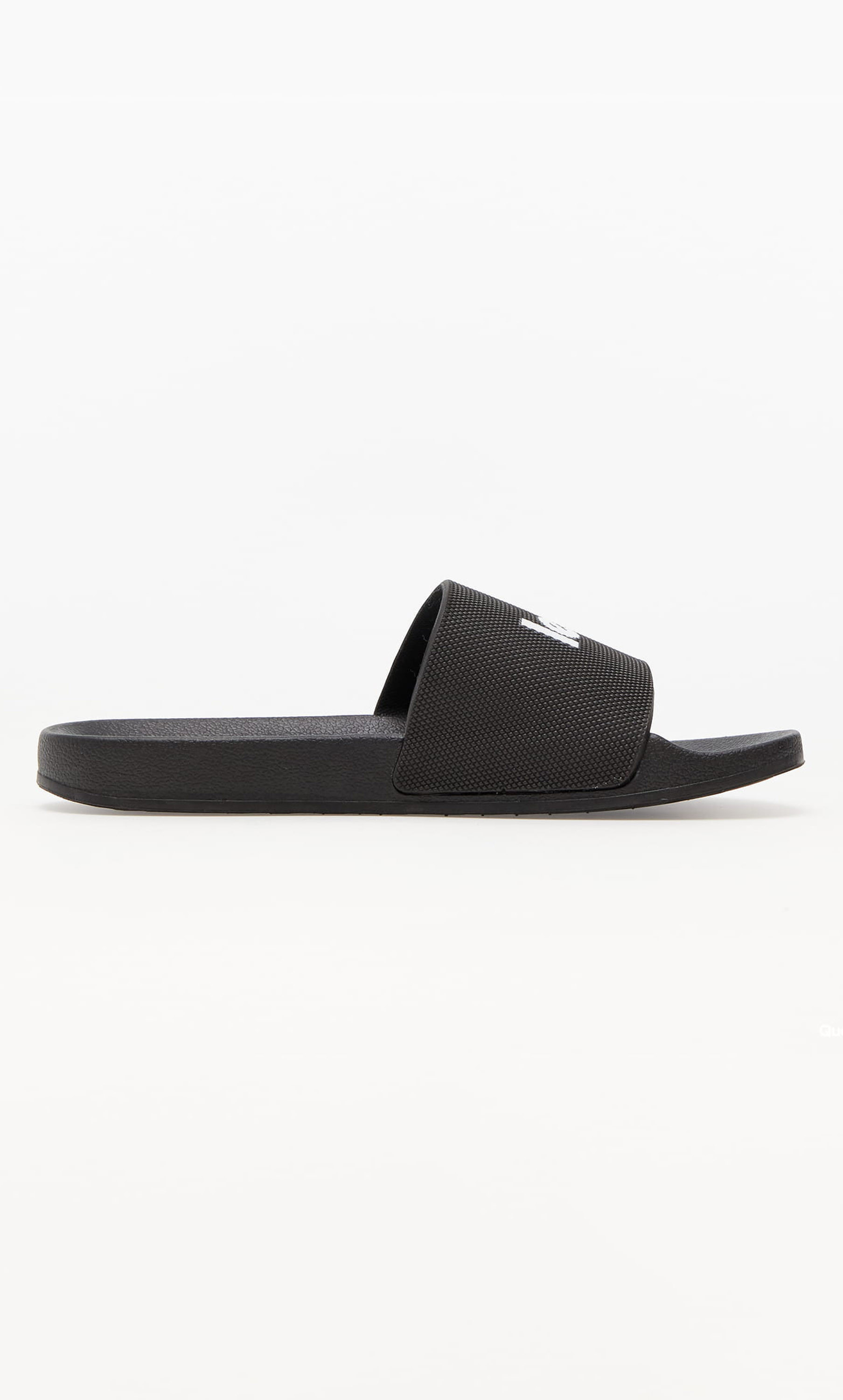 سلايدرز ليفايز للنساء مع لون اسود بشعار مفتوح من الأمام مع منسوج-women-shoes-flipflopsandslides-image-1