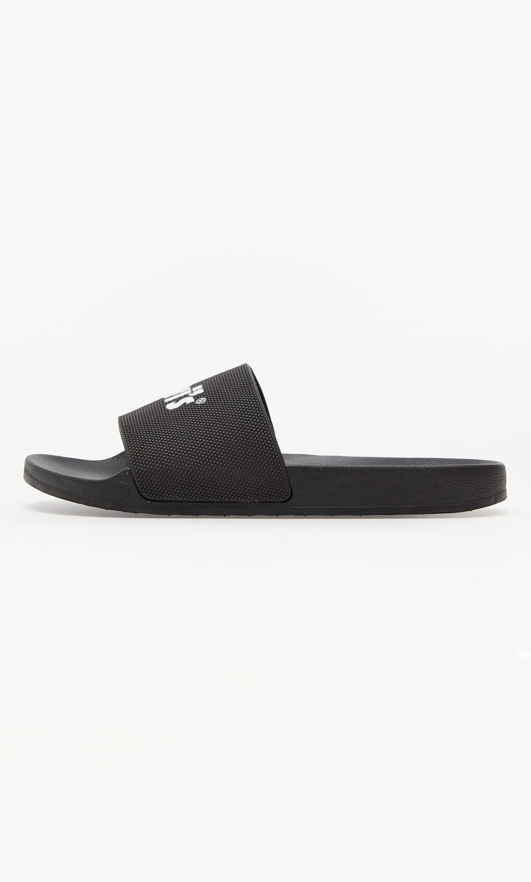 سلايدرز ليفايز للنساء مع لون اسود بشعار مفتوح من الأمام مع منسوج-women-shoes-flipflopsandslides-image-2