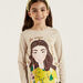 Juniors Graphic Print T-shirt with Long Sleeves and Crew Neck-T Shirts-thumbnailMobile-2