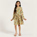 Juniors Printed A-line Dress with Long Sleeves - Set of 3-Dresses%2C Gowns and Frocks-thumbnail-1
