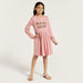 Juniors Printed A-line Dress with Long Sleeves - Set of 3-Dresses%2C Gowns and Frocks-thumbnail-4