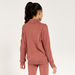 Juniors Textured Pullover with Turtle Neck and Long Sleeves-Sweaters and Cardigans-thumbnailMobile-3