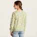 Juniors All Over Floral Print Sweatshirt with Round Neck and Long Sleeves-Sweatshirts-thumbnail-3