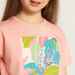 Juniors Sequinned T-shirt with Crew Neck and Short Sleeves-T Shirts-thumbnailMobile-2