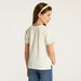 Juniors Sequin Detail T-shirt with Crew Neck and Short Sleeves-T Shirts-thumbnailMobile-3