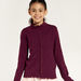 Juniors Solid Top with High Neck and Long Sleeves-T Shirts-thumbnailMobile-2