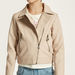 Juniors Solid Jacket with Zip Closure and Pockets-Coats and Jackets-thumbnail-2