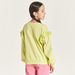 Juniors Typography Textured Sweatshirt with Long Sleeves and Ruffles-Sweatshirts-thumbnailMobile-4