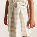 Juniors Textured Knee-Length Skirt with Elasticised Waistband-Skirts-thumbnail-2