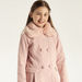 Eligo Textured Jacket with Fur Collar and Long Sleeves-Coats and Jackets-thumbnailMobile-3