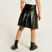 Lee Cooper Solid Skirt with Buckle Detail-Skirts-thumbnailMobile-3