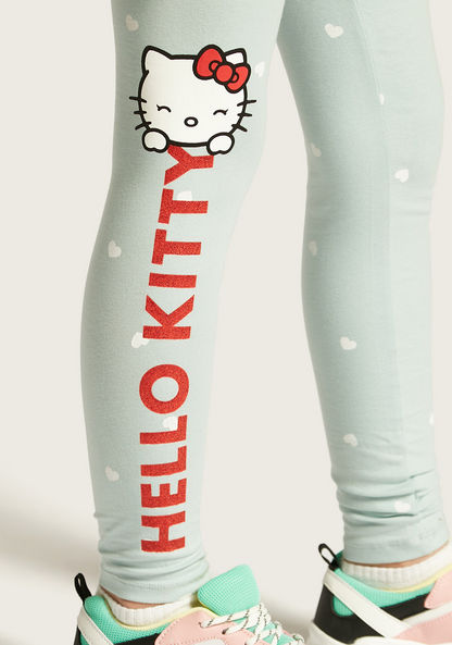 Sanrio Hello Kitty Print Leggings with Elasticated Waistband - Set of 2