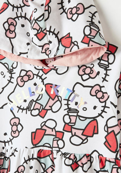 Sanrio Hello Kitty Dress with Hood and Long Sleeves