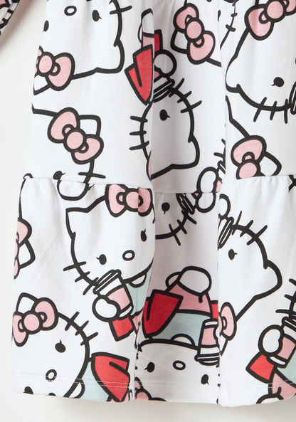 Sanrio Hello Kitty Dress with Hood and Long Sleeves-Dresses%2C Gowns and Frocks-image-2