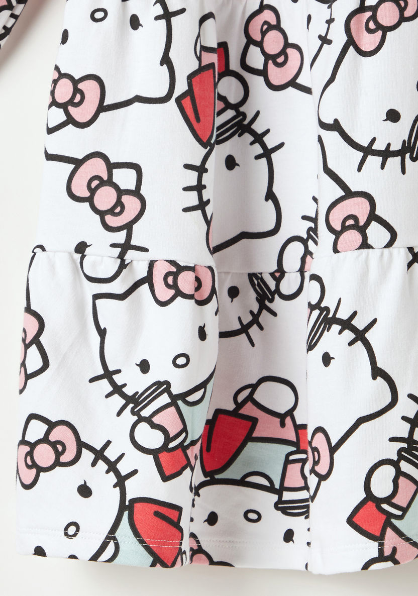 Sanrio Hello Kitty Dress with Hood and Long Sleeves-Dresses, Gowns & Frocks-image-2