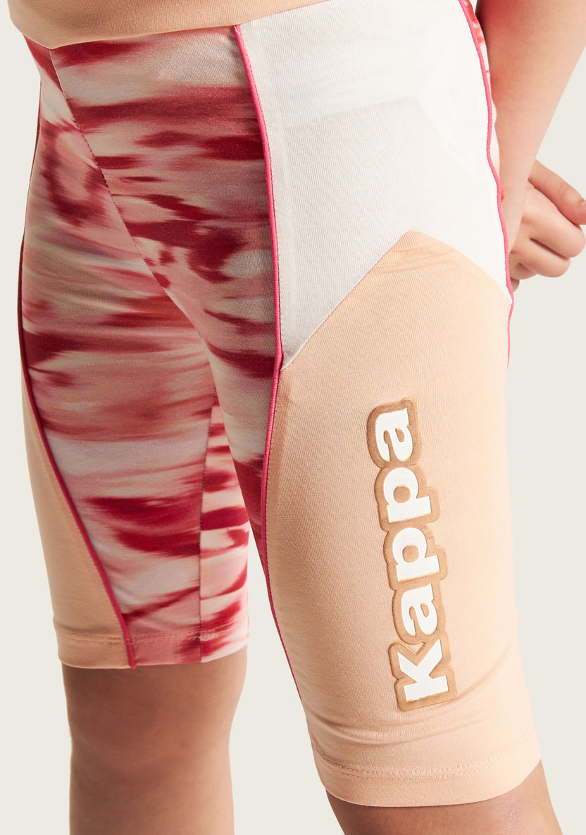 Kappa Panelled Shorts with Elasticated Waistband-Shorts-image-2